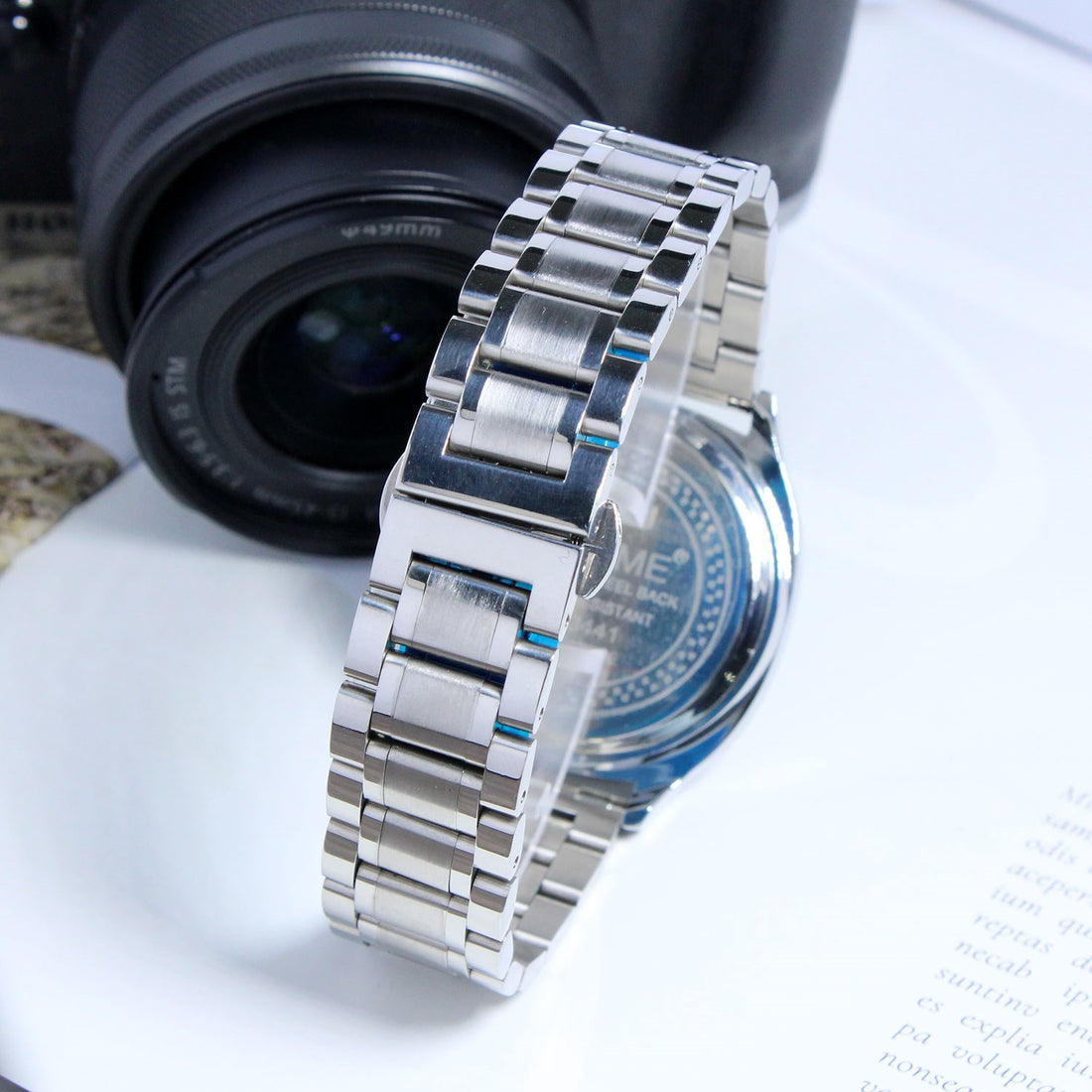 Polished link bracelet